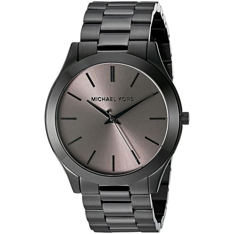 michael kors mens black and silver watch|Michael Kors access watch silver.